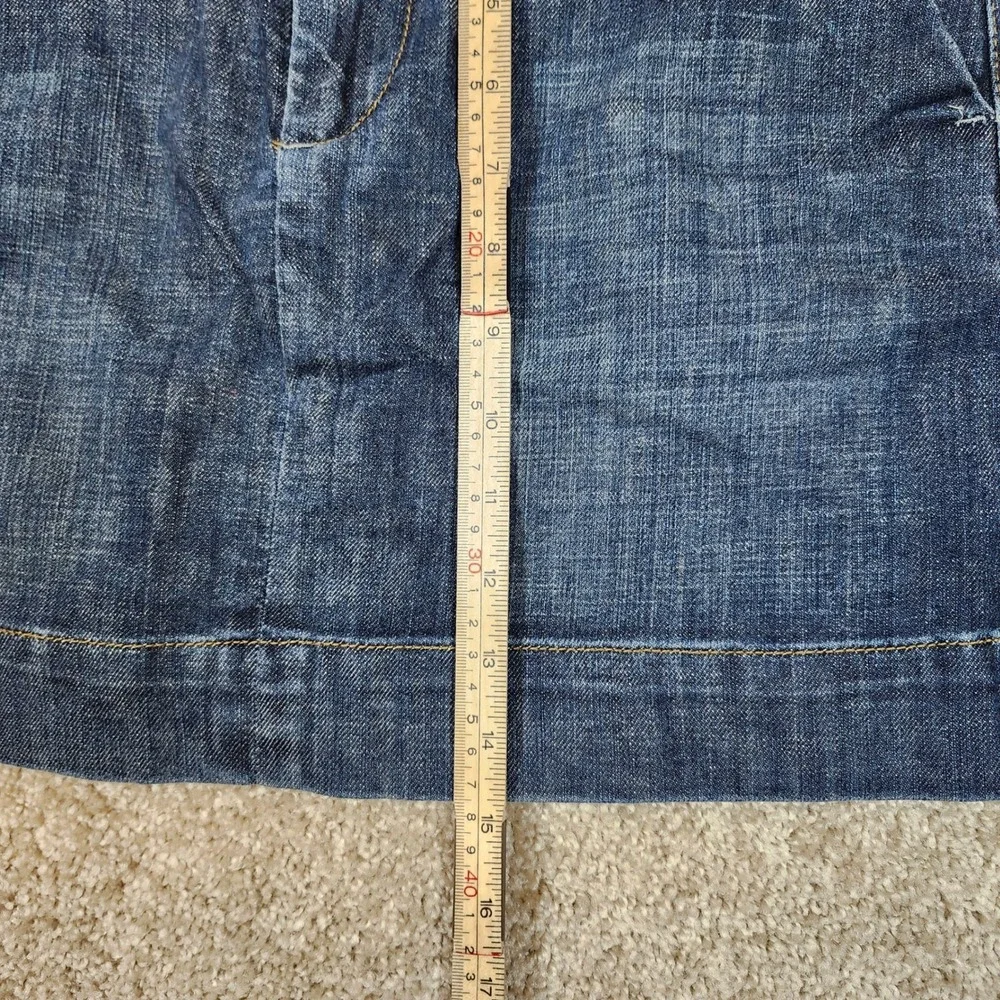 Y2K Vintage GAP Jeans Denim Mini Skirt Blue‎ Jean Low Rise Size 4